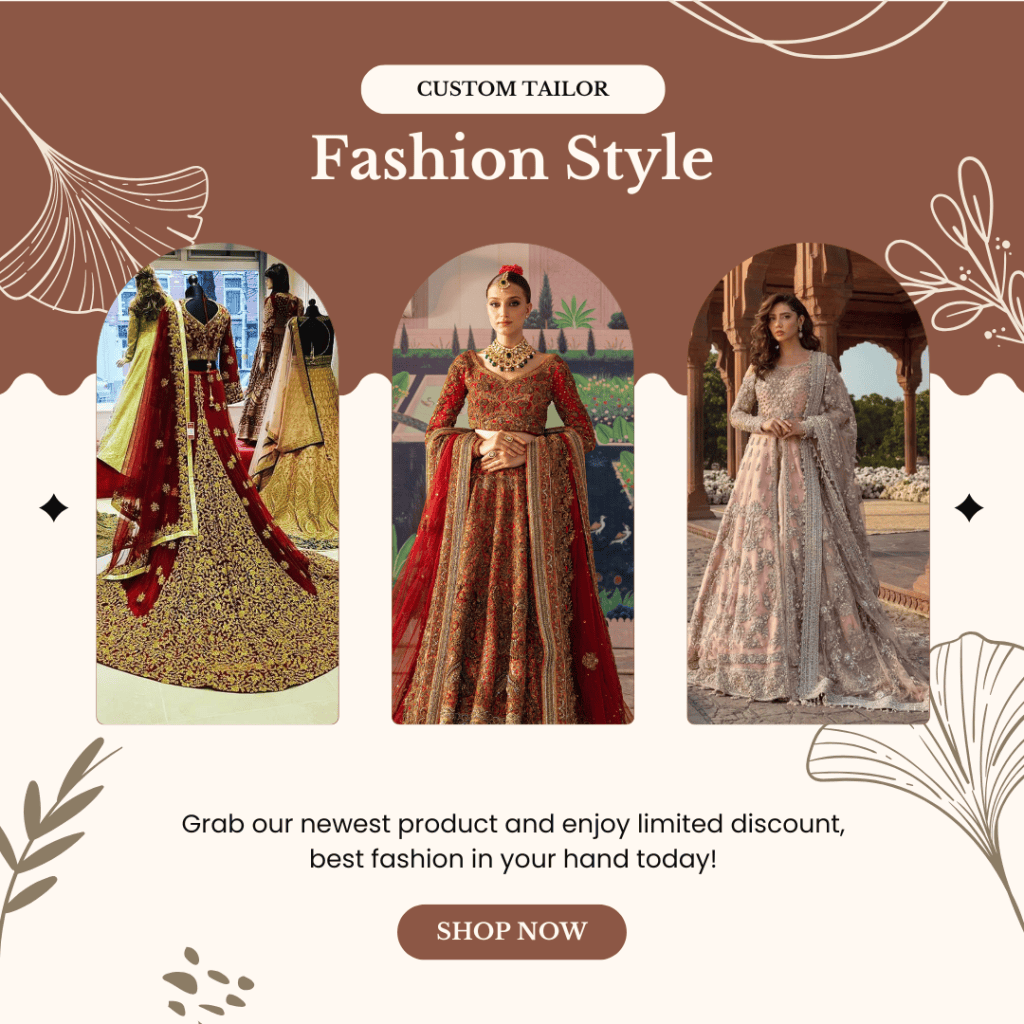 Pakistani Bridal Dresses Custom Style
